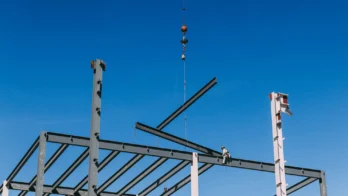 Construction of TRISO-X fuel fabrication facility at X-energy site.